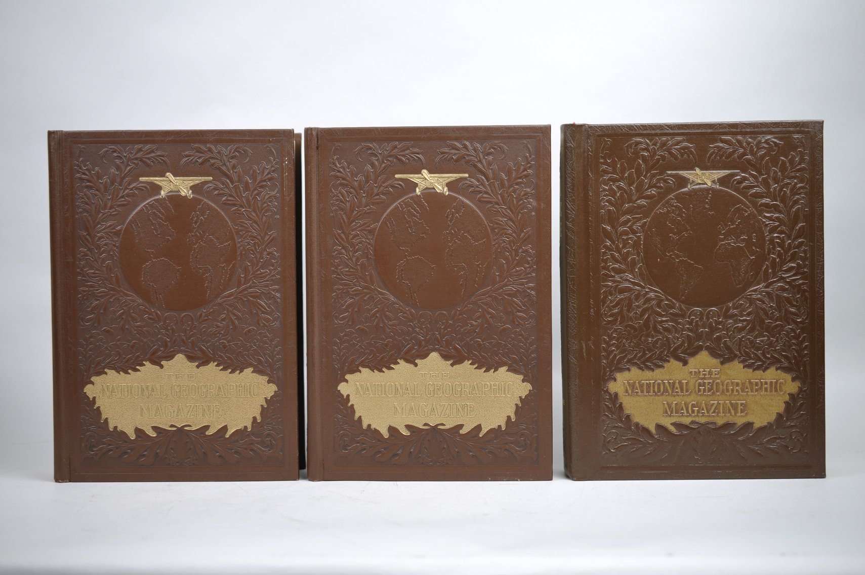 Vol. 61-66 National Geographic 1932-1934 Brown Leather Bound