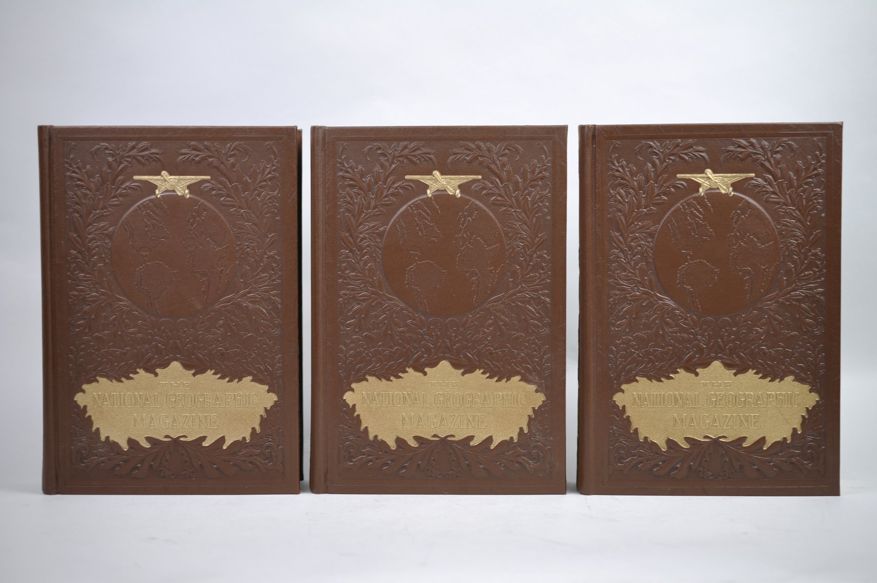 Vol. 61-66 National Geographic 1932-1934 Brown Leather Bound