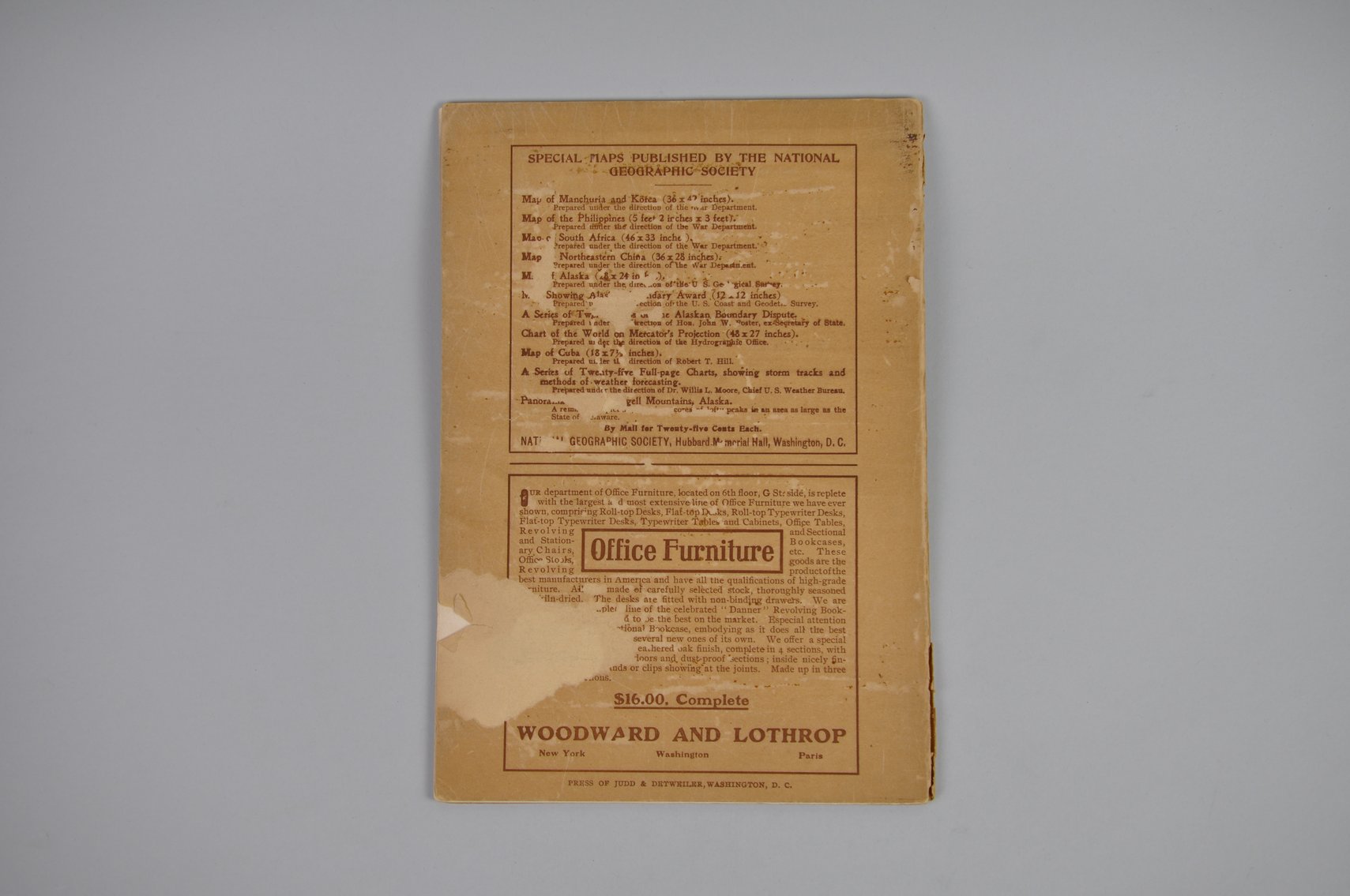 Vol. XV No.4 – April 1904 National Geographic