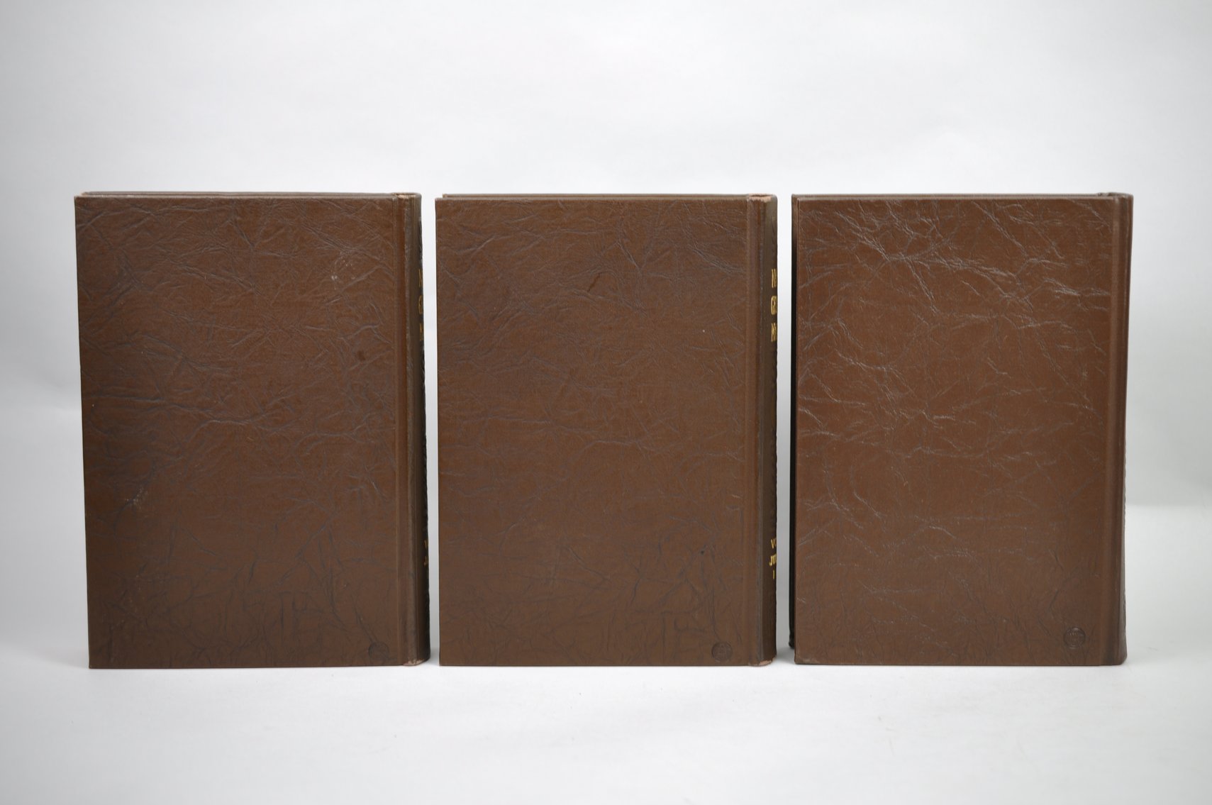 Vol. 25-30 National Geographic 1914-1916 Brown Leather Bound