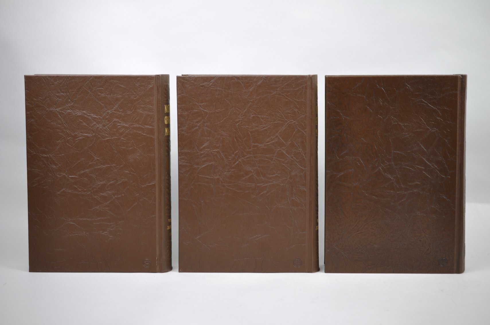 Vol. 31-36 National Geographic 1917-1919 Brown Leather Bound