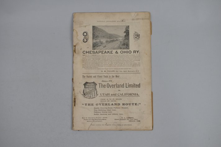 Vol. XI No. 12 – December 1900 National Geographic