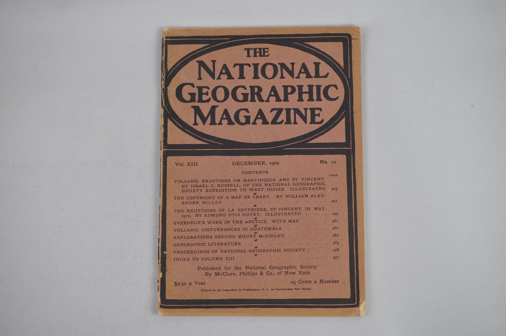 Vol. XIII No. 12 – December 1902 National Geographic