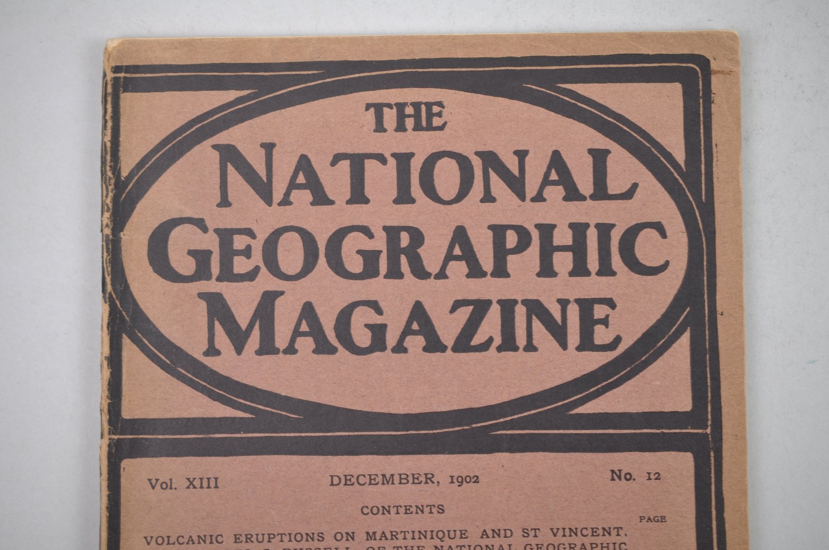 Vol. XIII No. 12 – December 1902 National Geographic