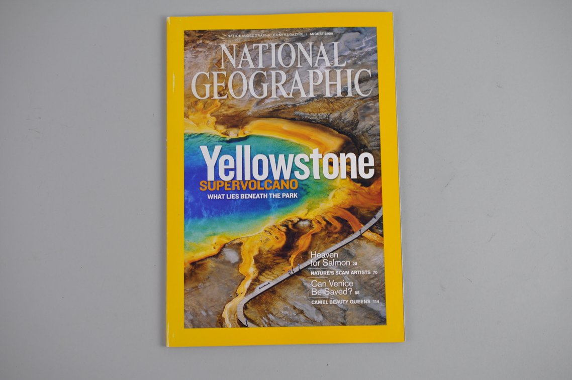 Boxes of National Geographics