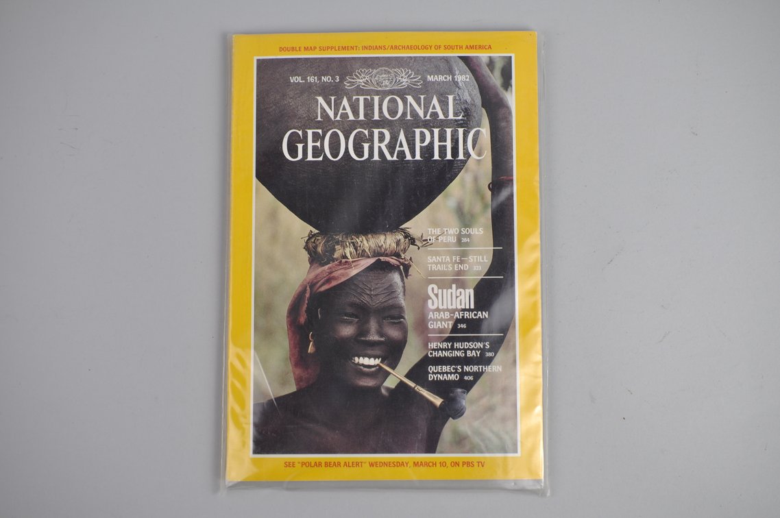 Boxes of National Geographics