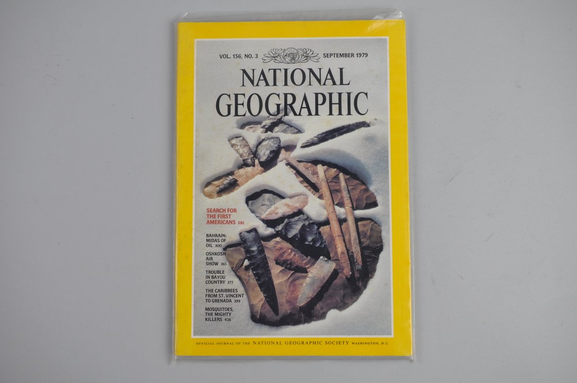 Boxes of National Geographics