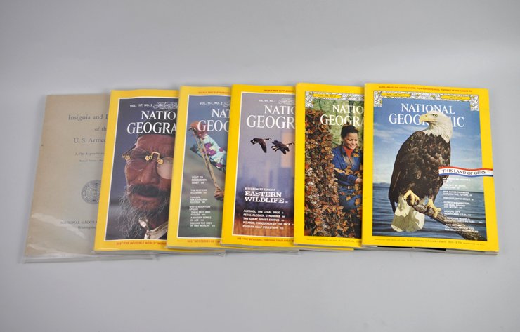 2nd Set of Boxes of National Geographics