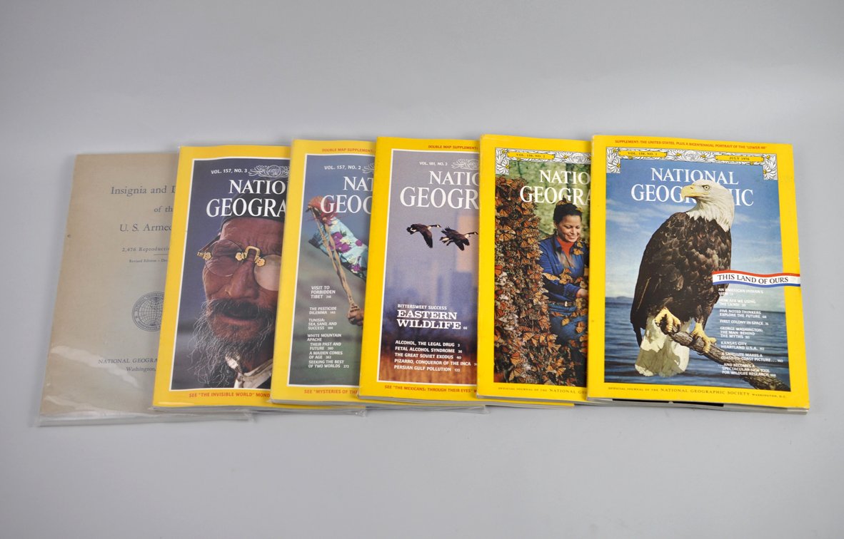 2nd Set of Boxes of National Geographics