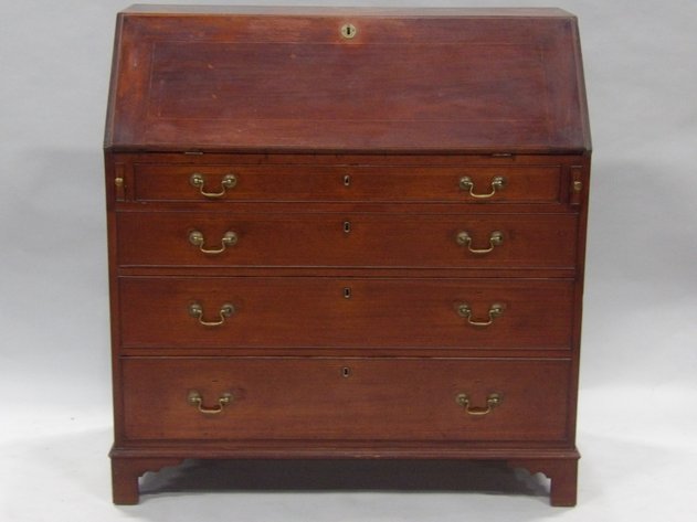 Federal Walnut Chippendale Desk