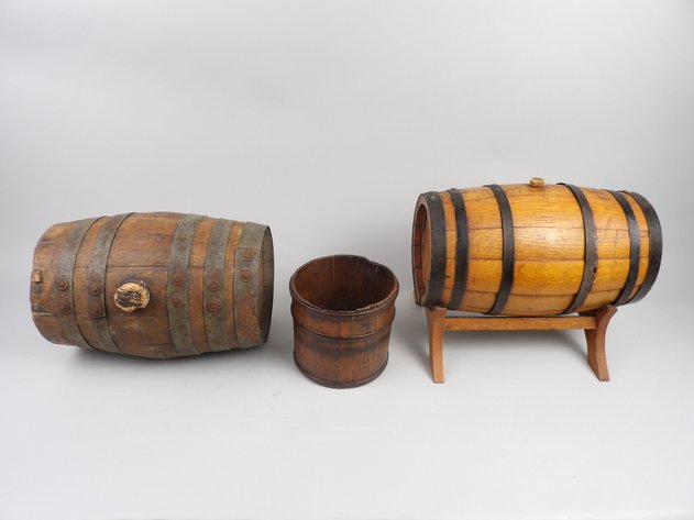 Primitive Firkin, Barrel, Stave Keg