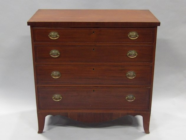 Southern Walnut Hepplewhite Dresser