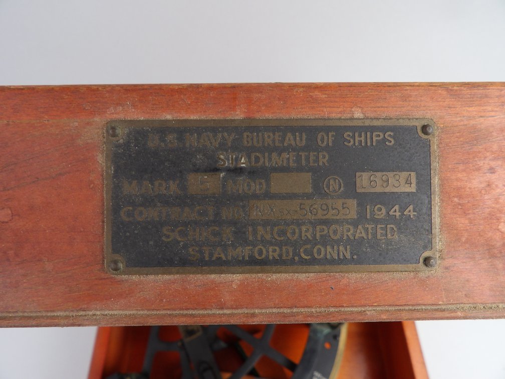 WWII U.S. Navy Stadimeter Complete