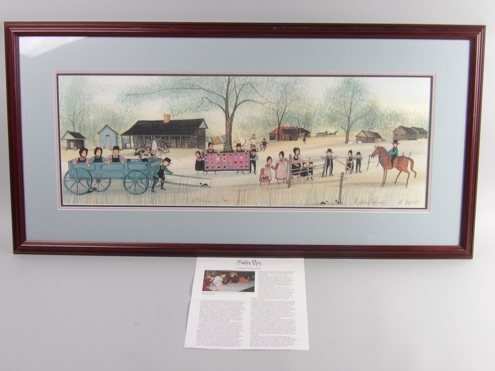 Donnalee Williams Signed Print - Exchanging Piece
