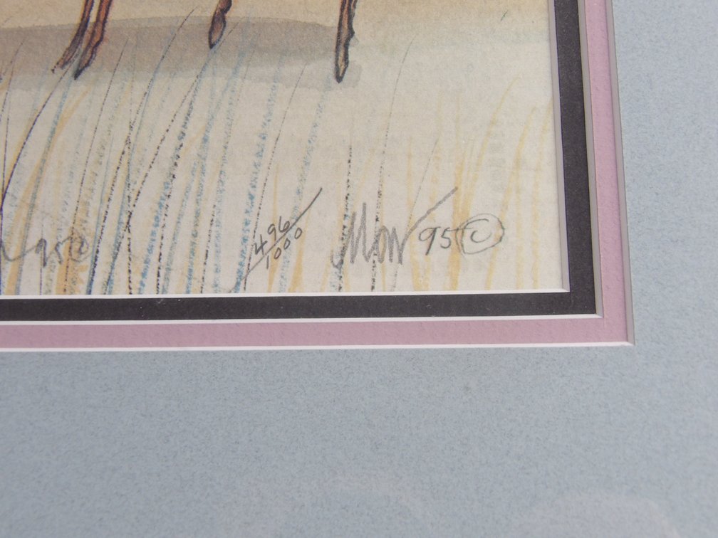 Donnalee Williams Signed Print - Exchanging Piece