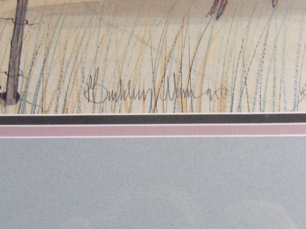 Donnalee Williams Signed Print - Exchanging Piece