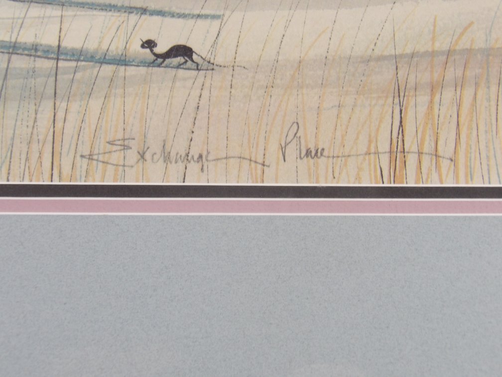 Donnalee Williams Signed Print - Exchanging Piece