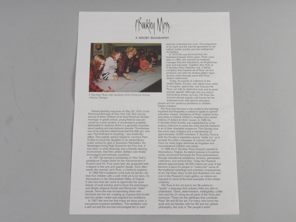Donnalee Williams Signed Print - Exchanging Piece