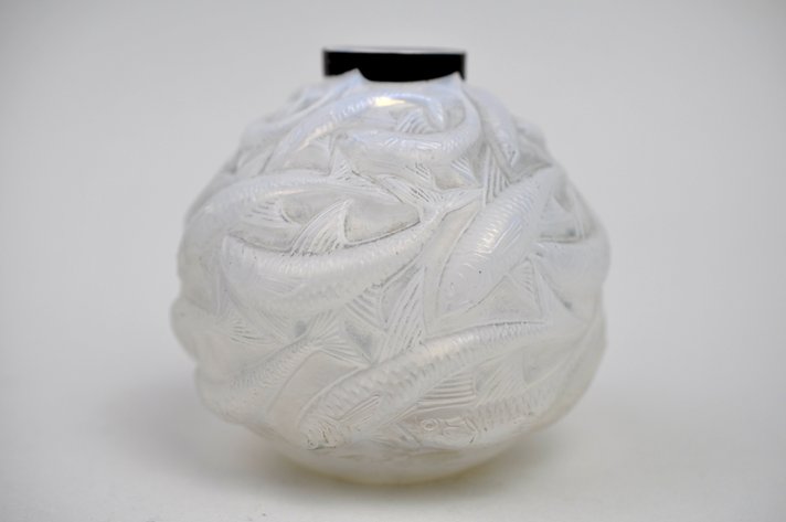 R. Lalique Signed Oleron Vase