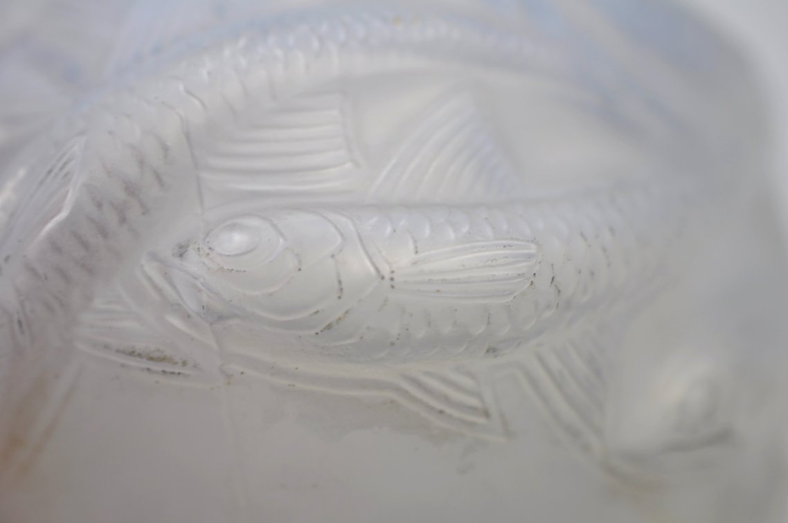 R. Lalique Signed Oleron Vase