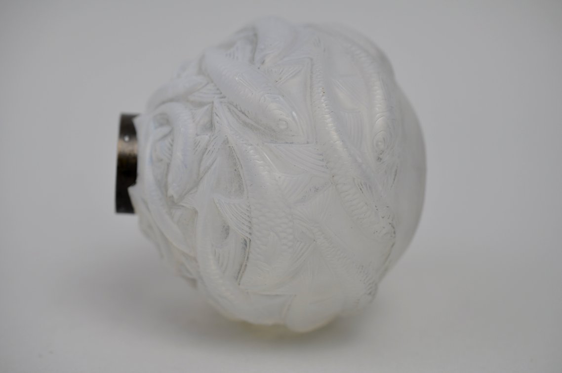 R. Lalique Signed Oleron Vase
