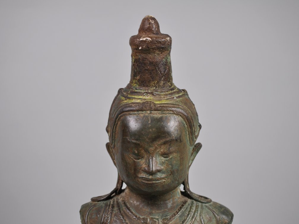 Bronze Buddha Diety Bust