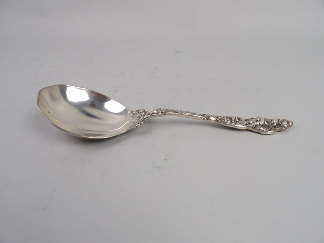 Les Six Fleurs Sterling Silver Serving Spoon
