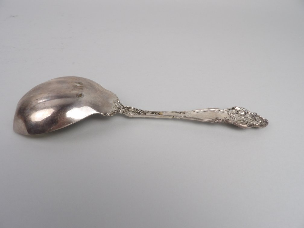 Les Six Fleurs Sterling Silver Serving Spoon