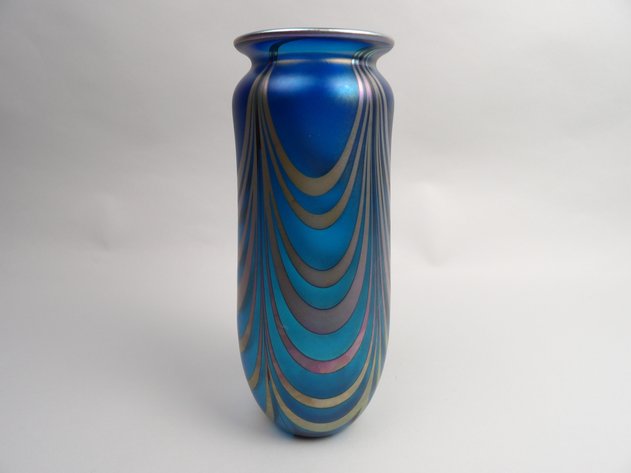 Lundberg Studios Signed Glass Vase