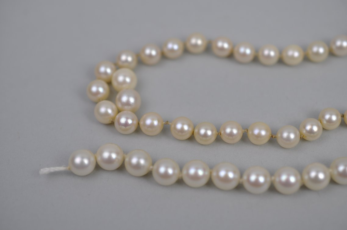 Sterling Cultured Pearl Necklace