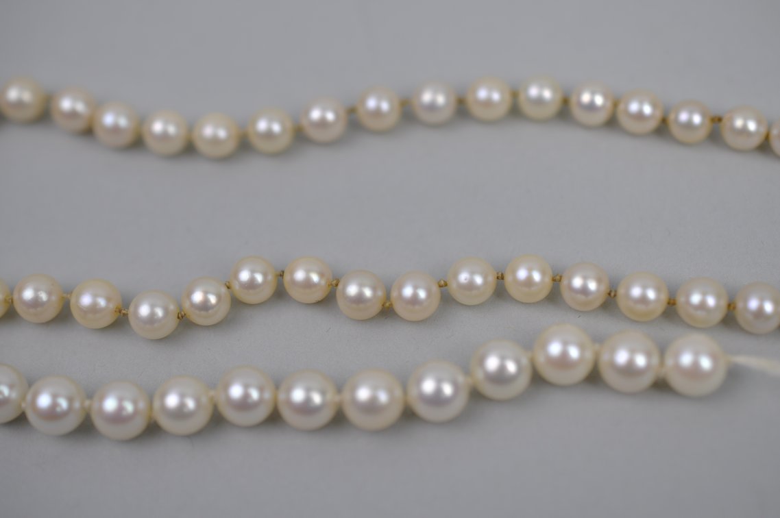 Sterling Cultured Pearl Necklace