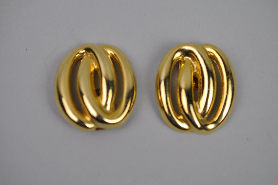 Gold Tone Earrings Chicos Faux Pearl