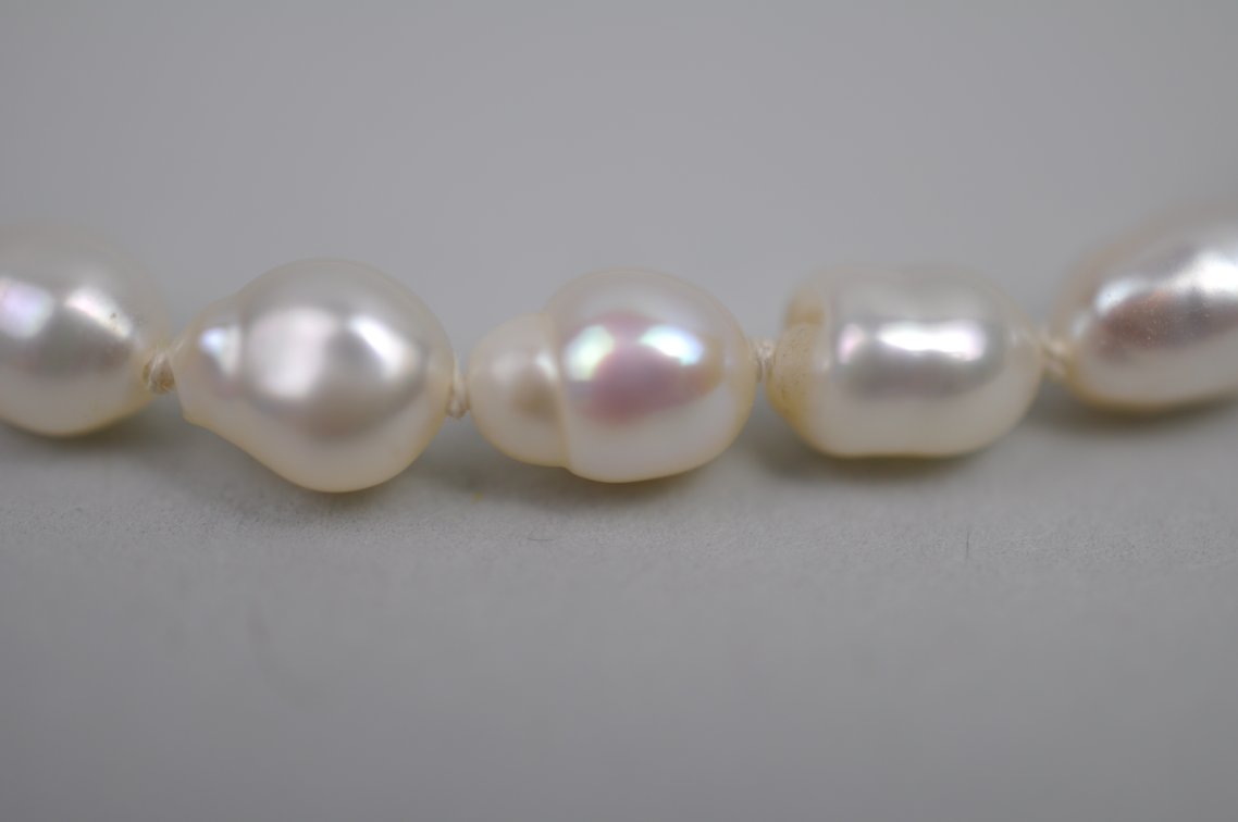 14K Gold Cultured Pearl Necklace