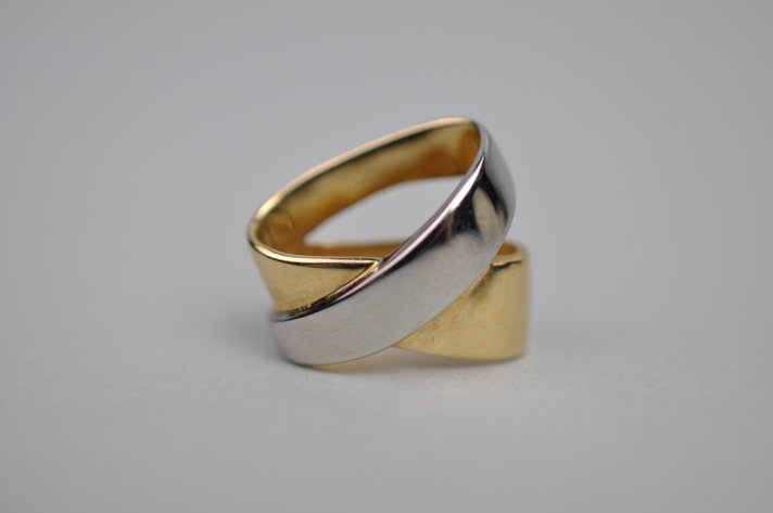14K Gold Pendant Two-Tone