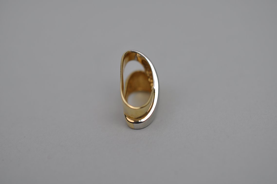 14K Gold Pendant Two-Tone