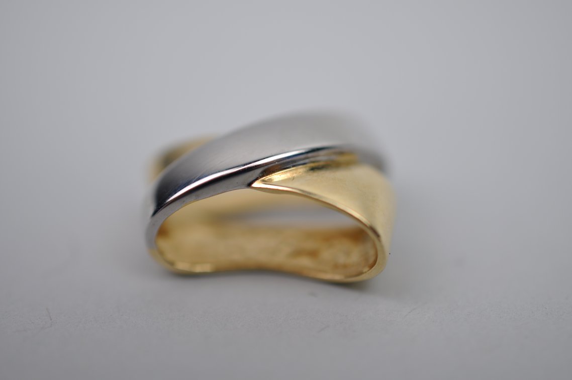 14K Gold Pendant Two-Tone