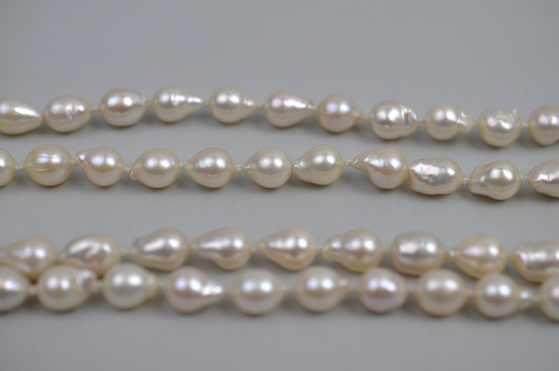 14K Gold Clasp Cultured Pearl Necklace