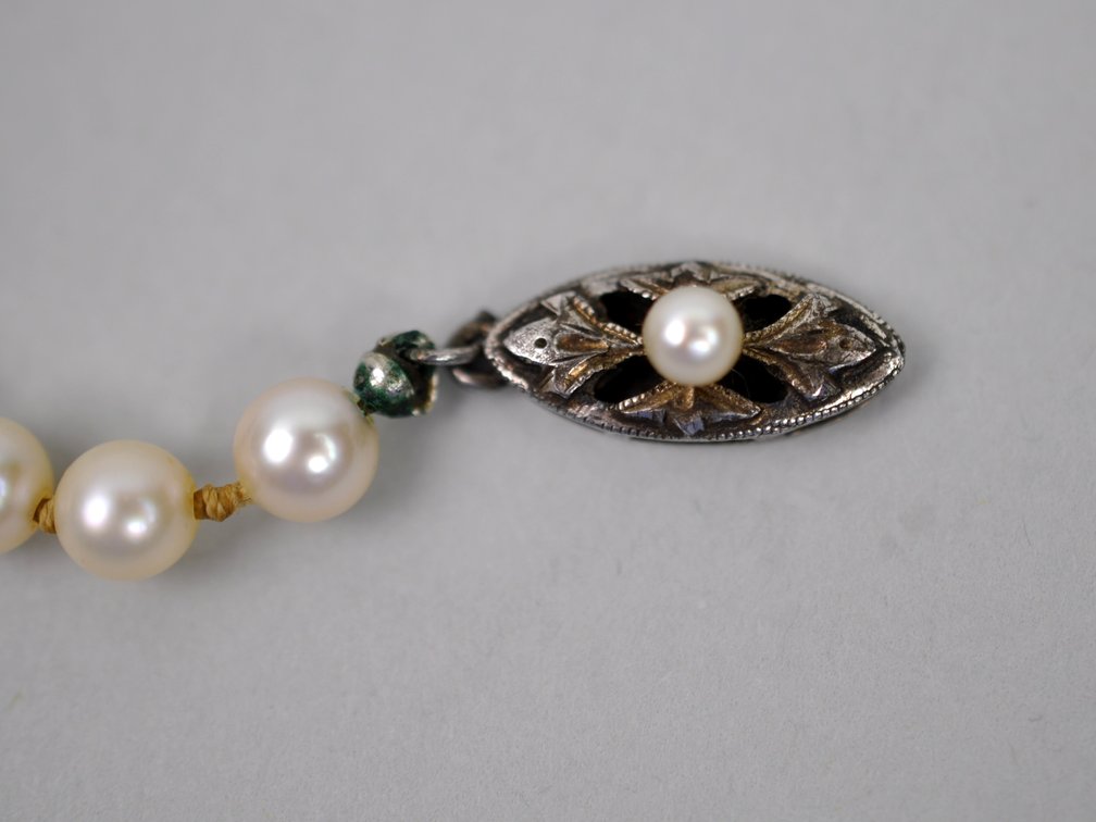 Sterling Cultured Pearl Necklace
