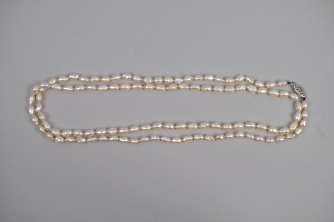 14K Gold Cultured Pearl Necklace
