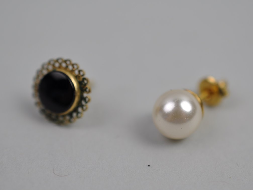 Gold Tone Earrings Chicos Faux Pearl