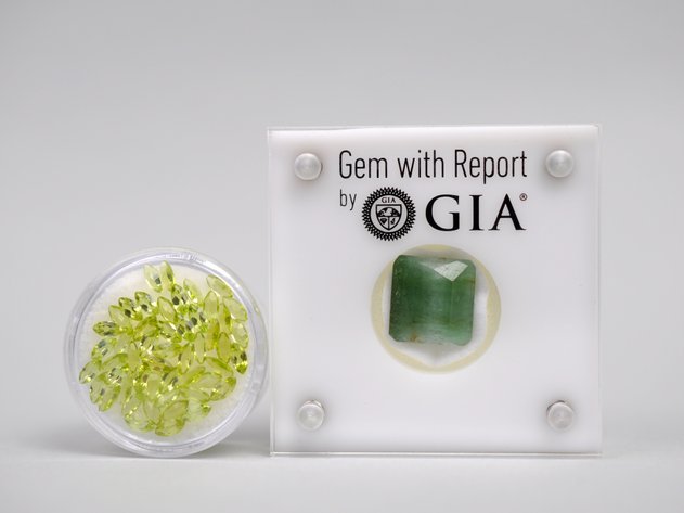 Tourmaline and Peridot Gemstones