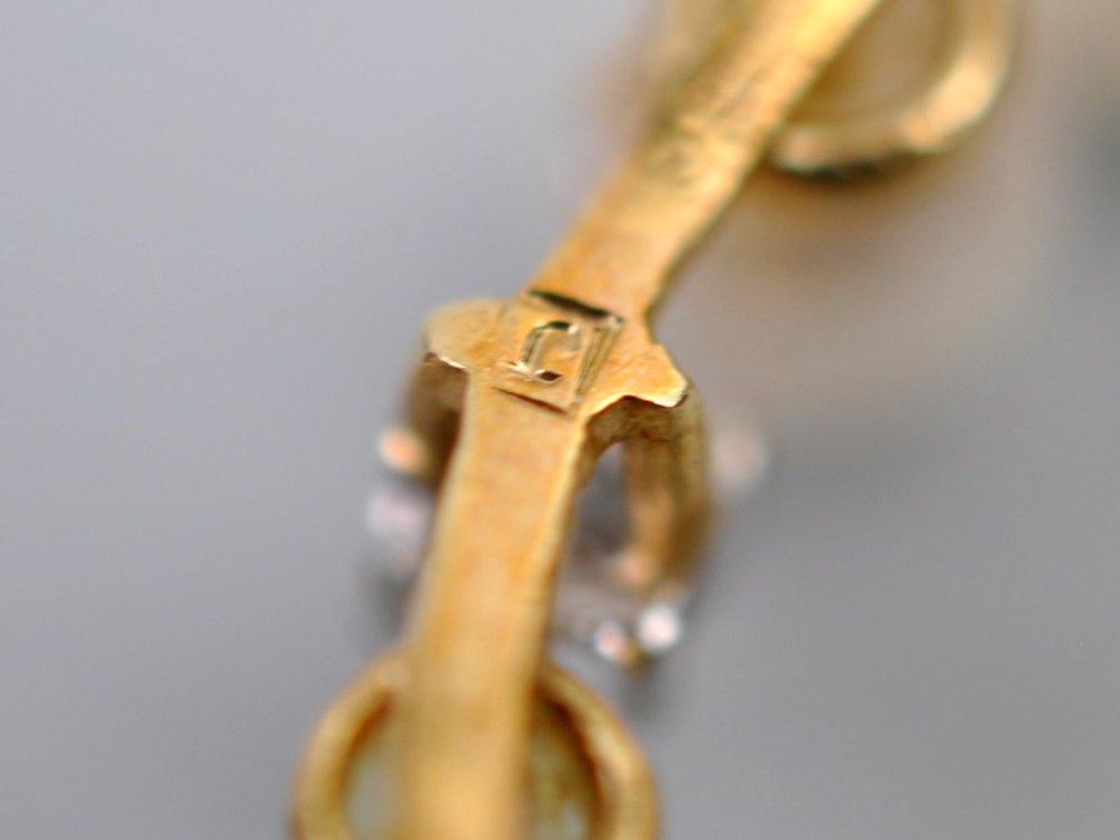 14K Gold Cultured Pearl Accent Stone