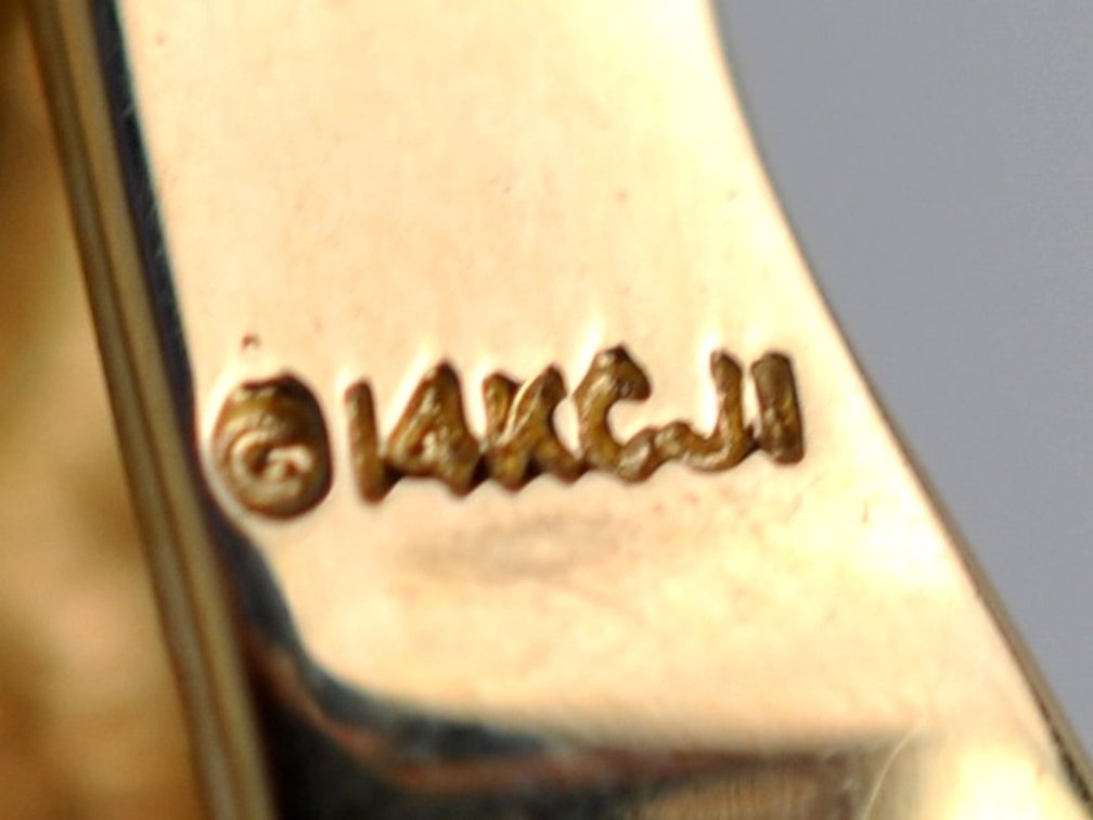 14K Gold Pendant Two-Tone