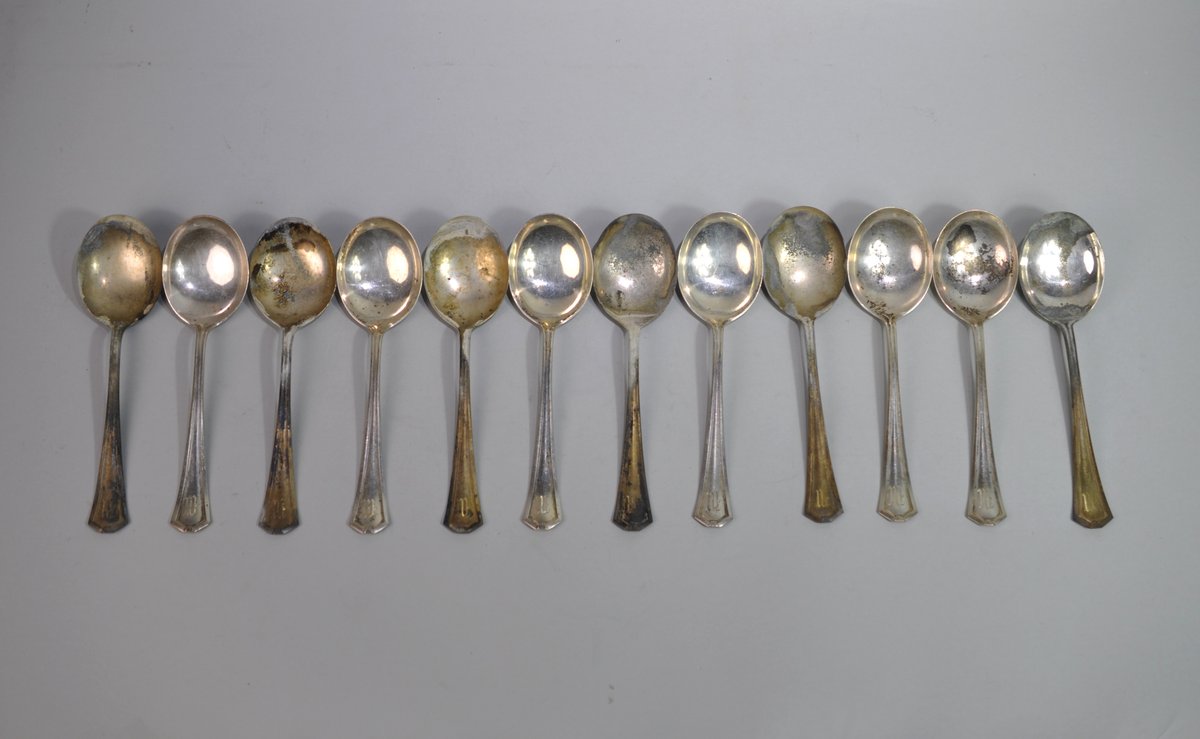 CW Sterling Silver Soup Spoons