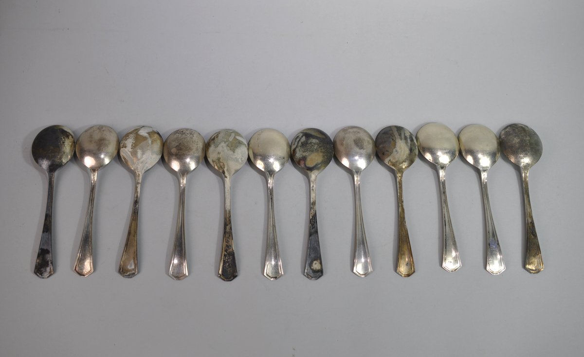 CW Sterling Silver Soup Spoons