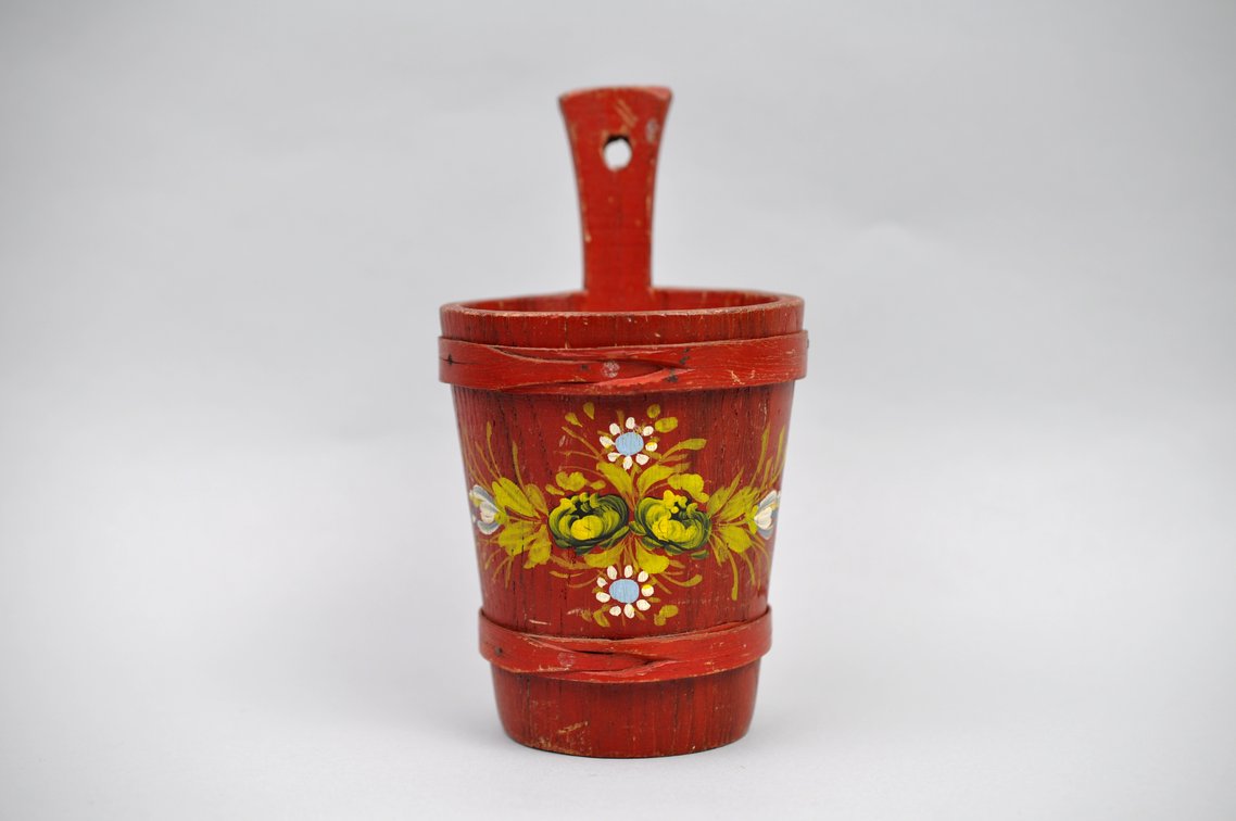 Wooden Wall Bucket Salesman Sample