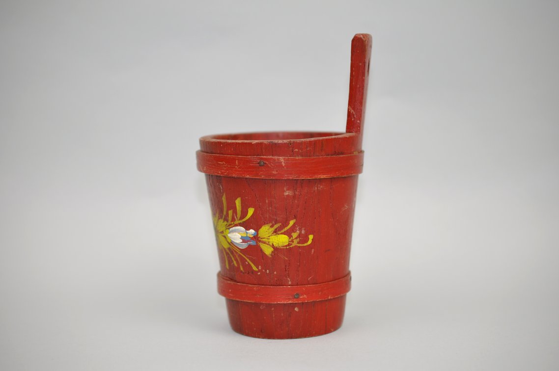 Wooden Wall Bucket Salesman Sample