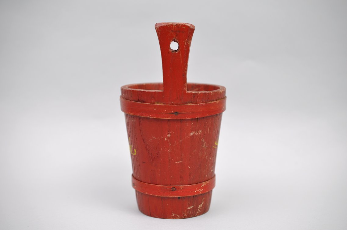 Wooden Wall Bucket Salesman Sample