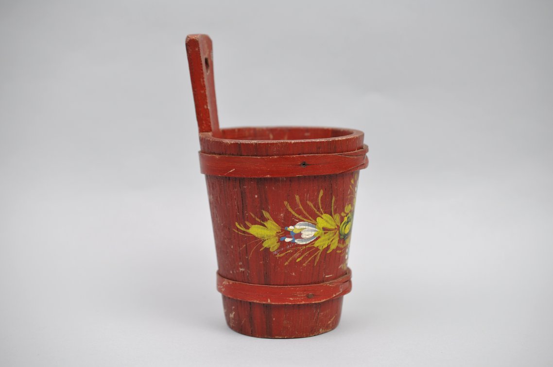 Wooden Wall Bucket Salesman Sample