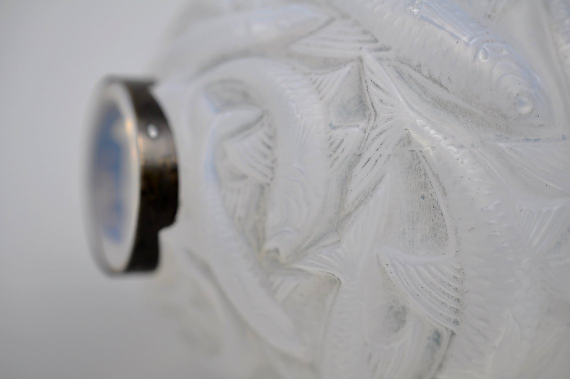 R. Lalique Signed Oleron Vase